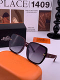 Hermès H8303 Square Black Lens Sunglasses for Men & Women - 433030