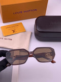 Louis Vuitton L17001 Square Black Lens Sunglasses for Women - 431187