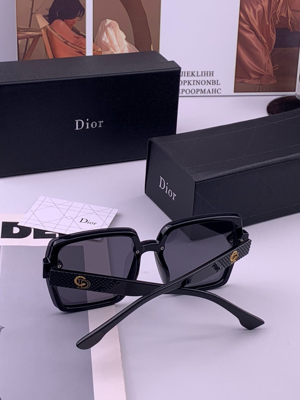Dior CD27702 Polarized Fashion Gold Lens Sunglasses for Men & Women - 431784 - detail image 5
