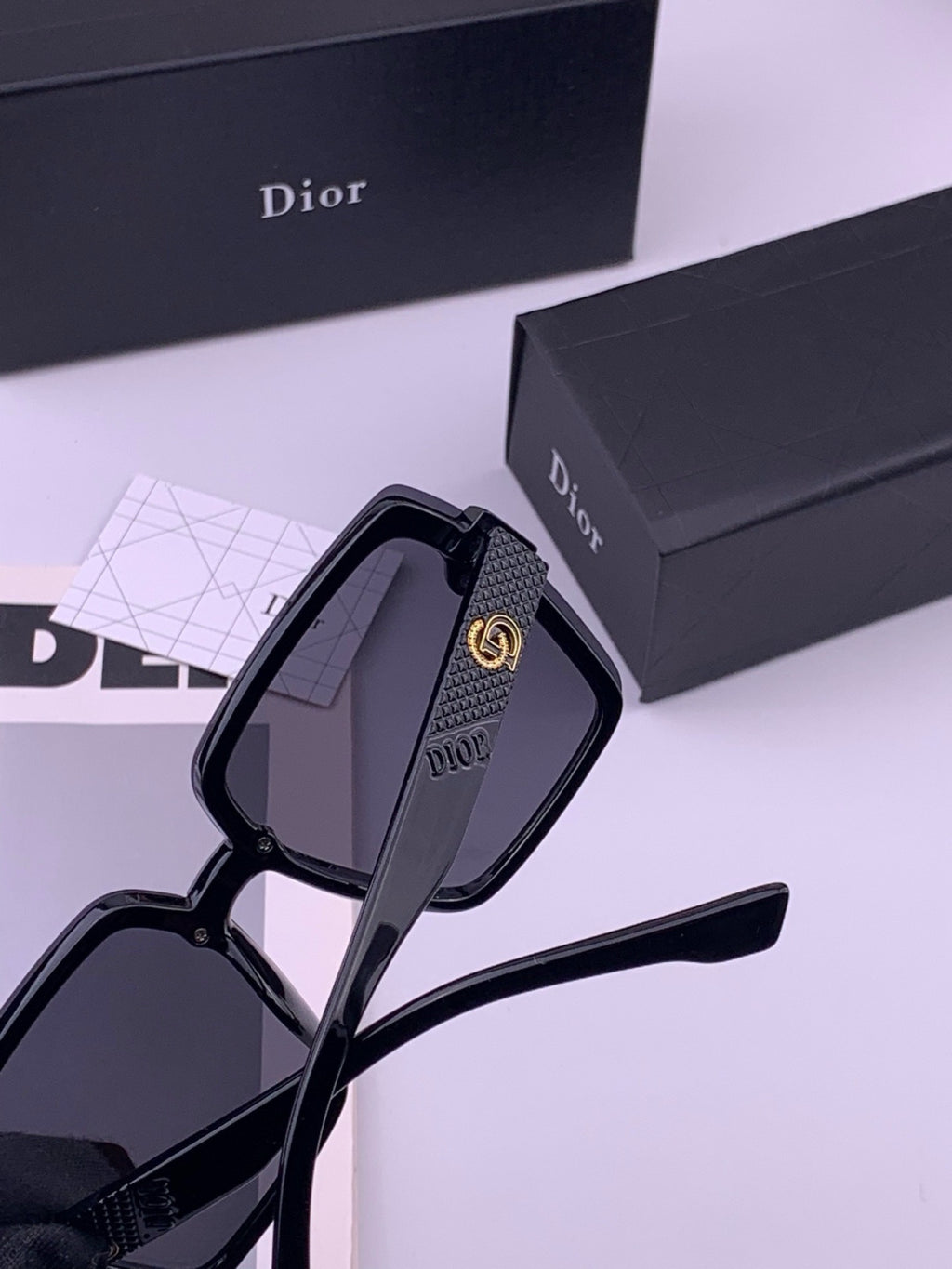 Dior CD27702 Polarized Fashion Gold Lens Sunglasses for Men & Women - 431784 - detail image 6