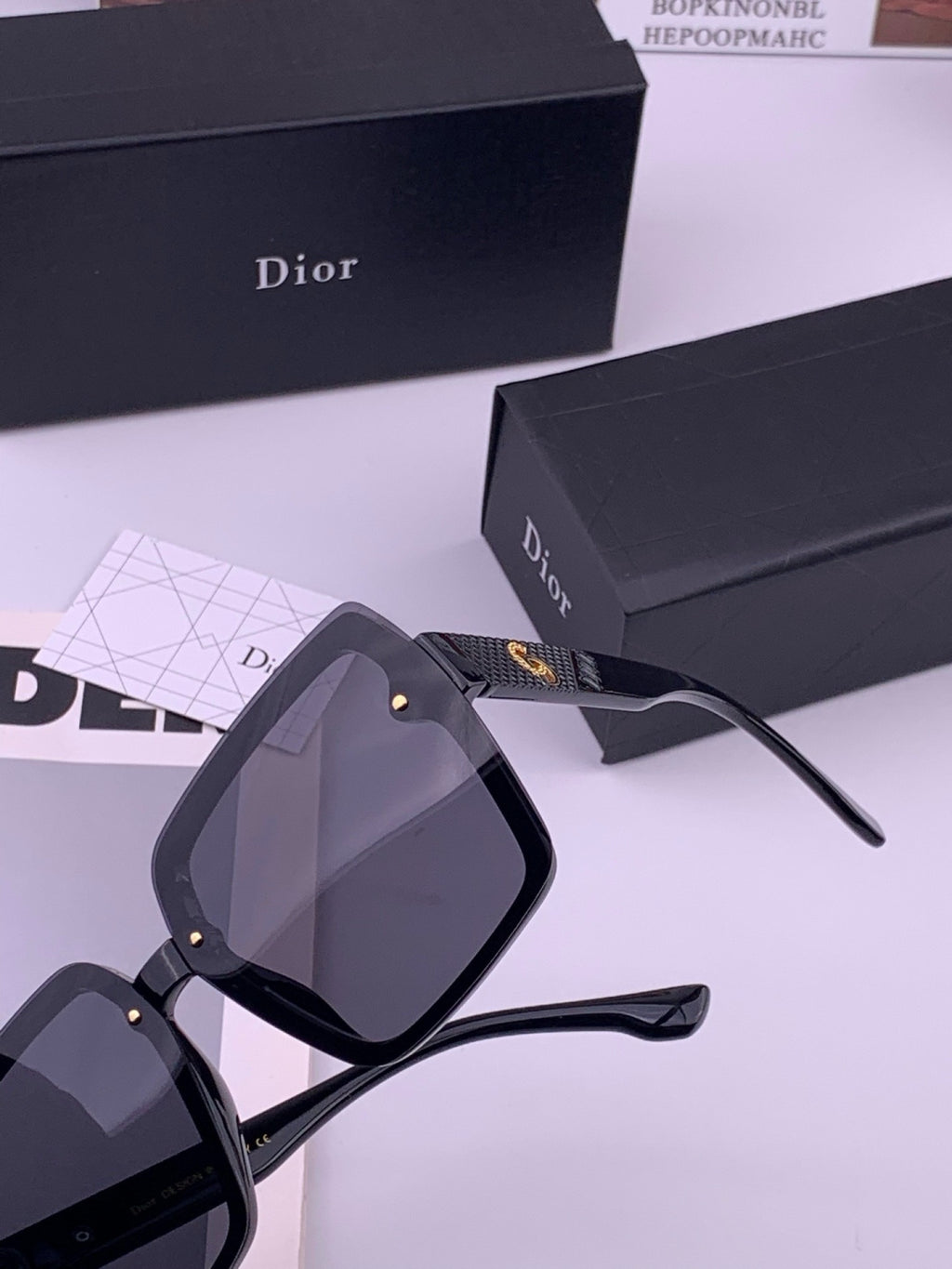 Dior CD27702 Polarized Fashion Gold Lens Sunglasses for Men & Women - 431784 - detail image 3