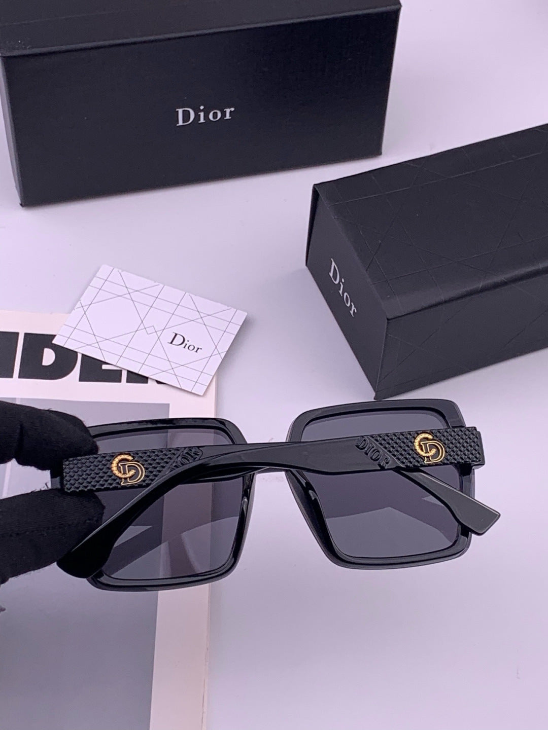 Dior CD27702 Polarized Fashion Gold Lens Sunglasses for Men & Women - 431784 - detail image 4