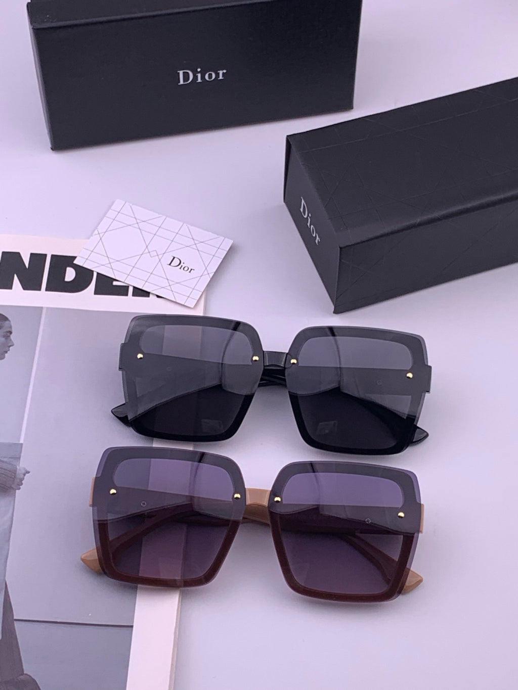 Dior CD27702 Polarized Fashion Brown Lens Sunglasses for Men & Women - 431785 - detail image 7