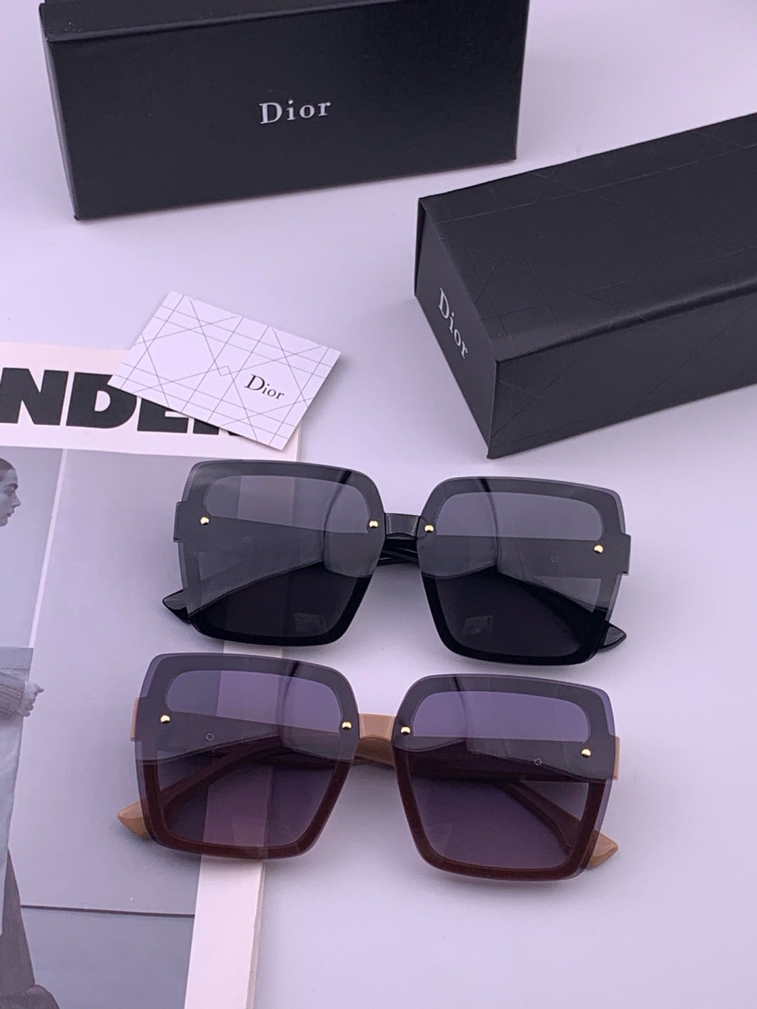 Dior CD27702 Polarized Fashion Brown Lens Sunglasses for Men & Women - 431785 - detail image 7