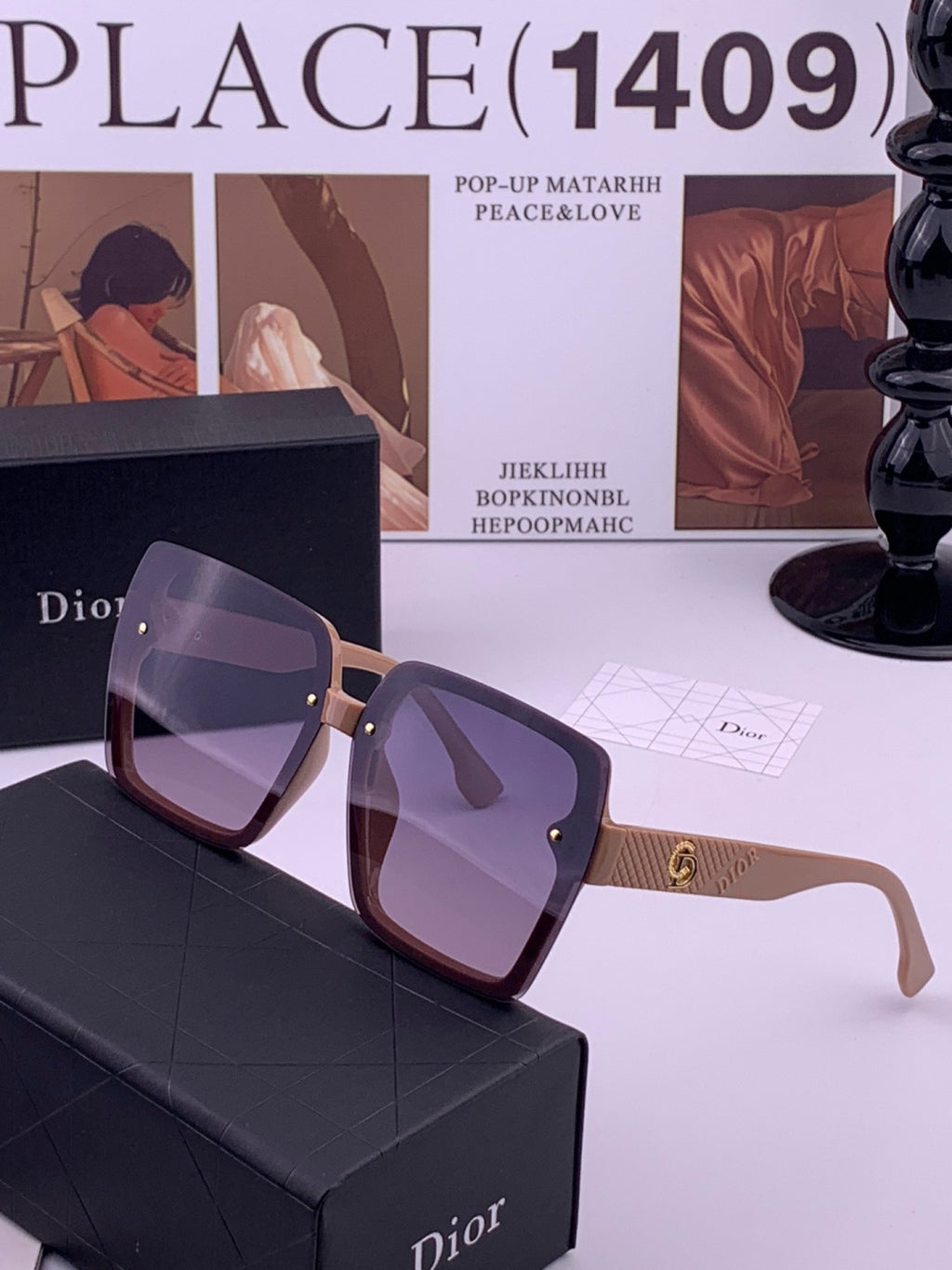 Dior CD27702 Polarized Fashion Brown Lens Sunglasses for Men & Women - 431785 - detail image 2