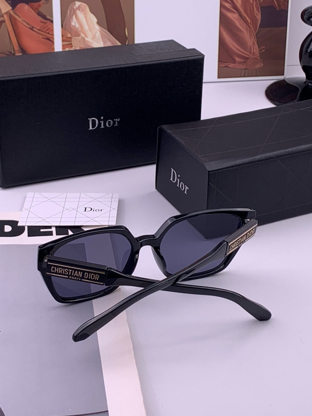 Dior D67706 Fashion Gold Lens Sunglasses for Men & Women - 431786 - detail image 6