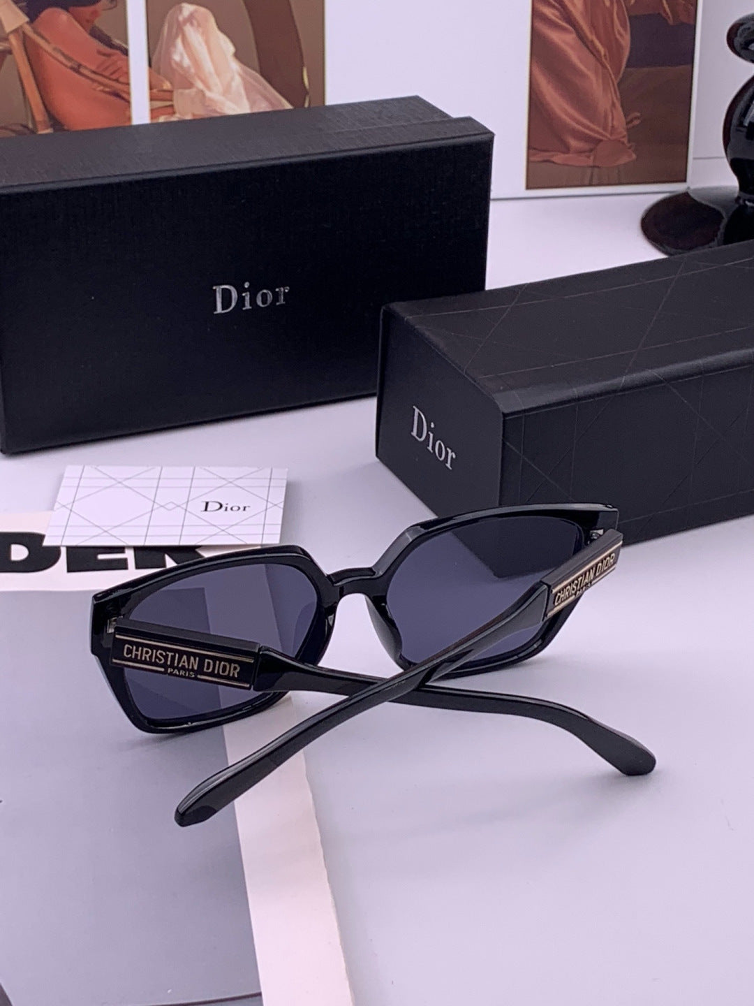 Dior D67706 Fashion Gold Lens Sunglasses for Men & Women - 431786 - detail image 6