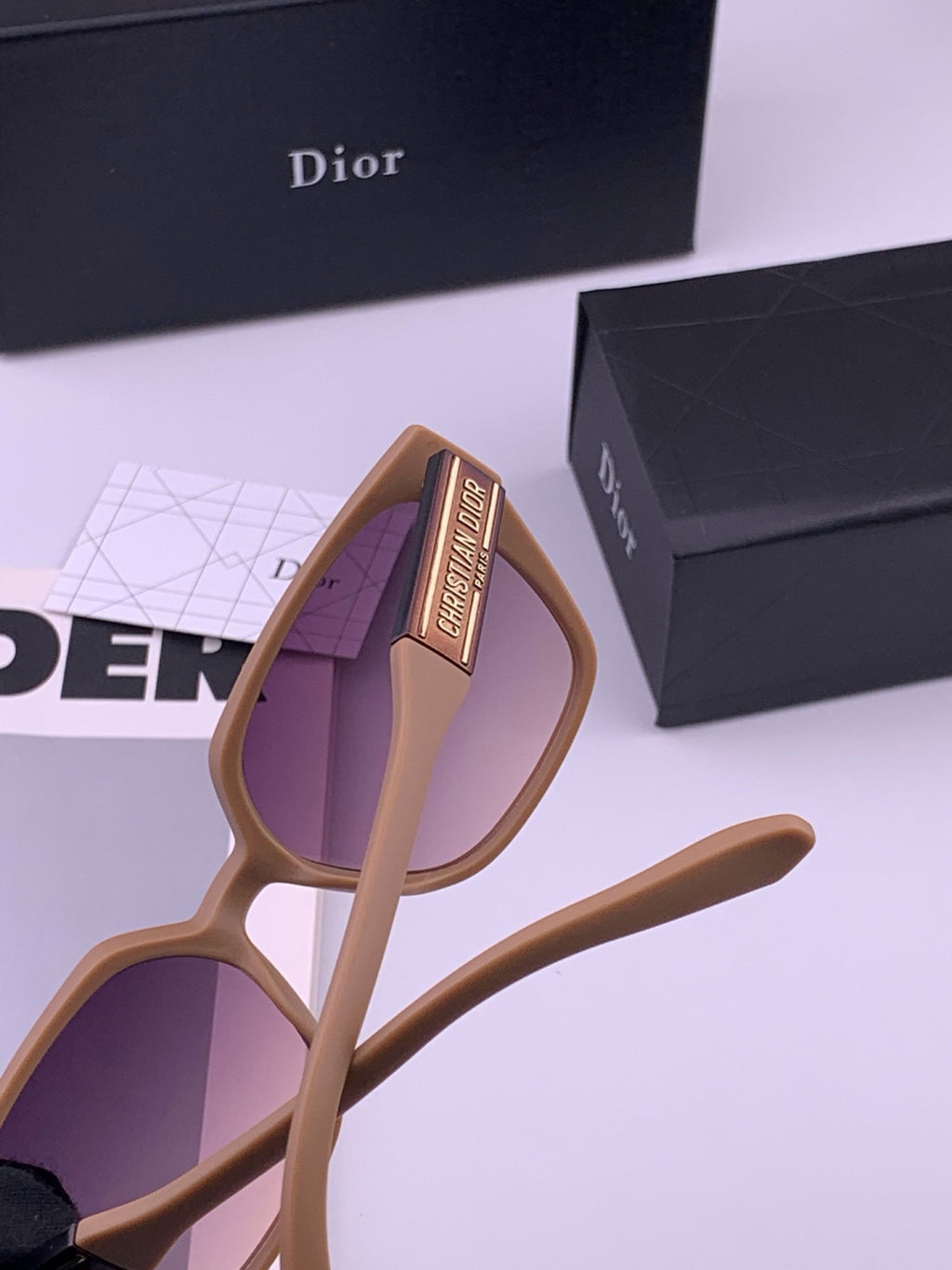 Dior D67706 Fashion Brown Lens Sunglasses for Men & Women - 431787 - detail image 6