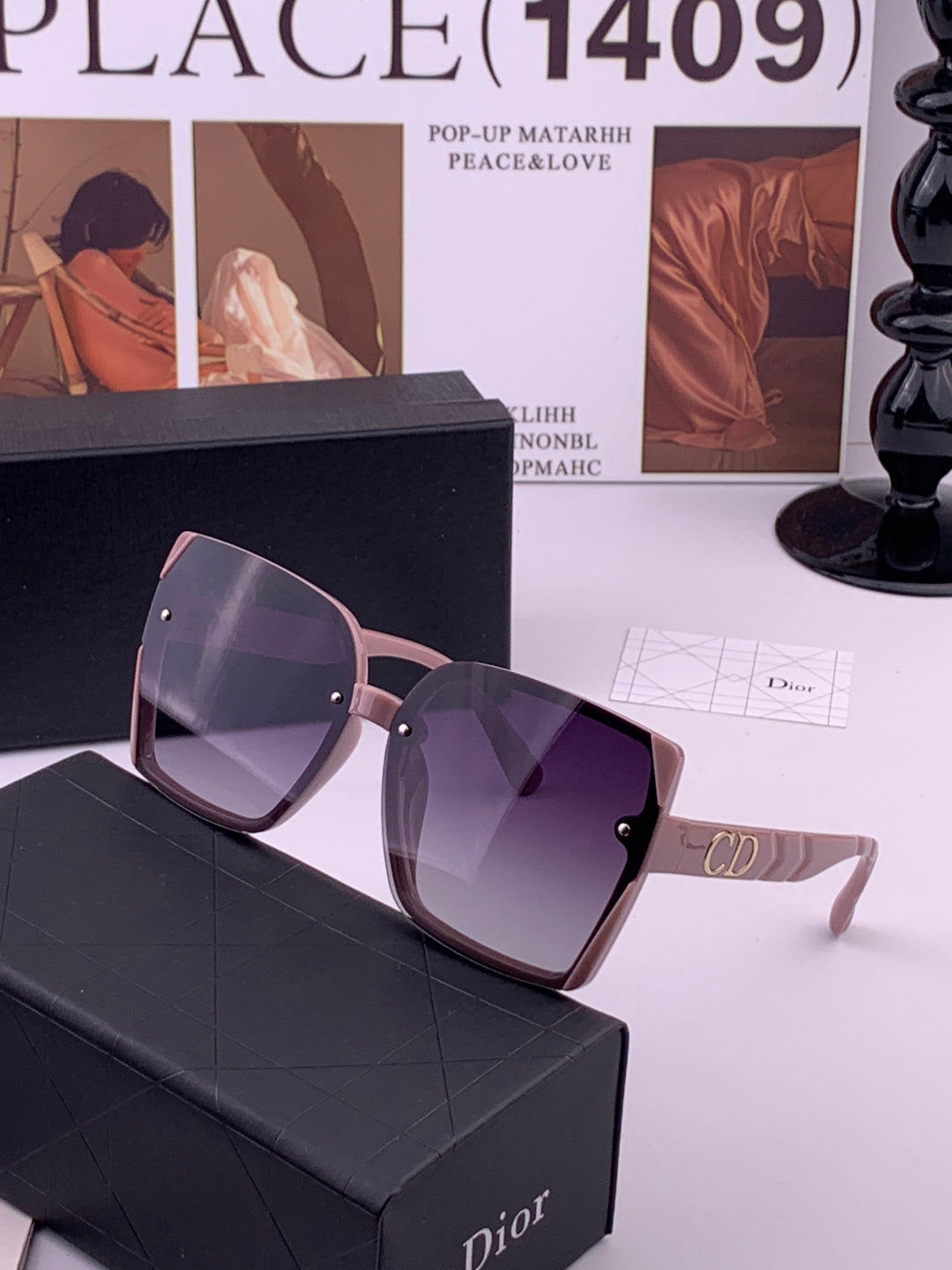 Dior CD2811 Polarized Fashion Gold Lens Sunglasses for Men & Women - 431793 - detail image 2