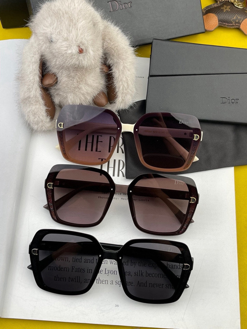 Dior D3200 Polarized Fashion Blue Lens Sunglasses for Men & Women - 431777 - detail image 7