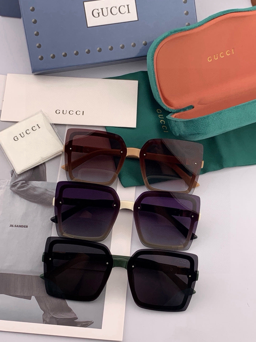 Gucci G9222 Polarized Square Gold Lens Sunglasses for Men & Women - 431354 - detail image 7