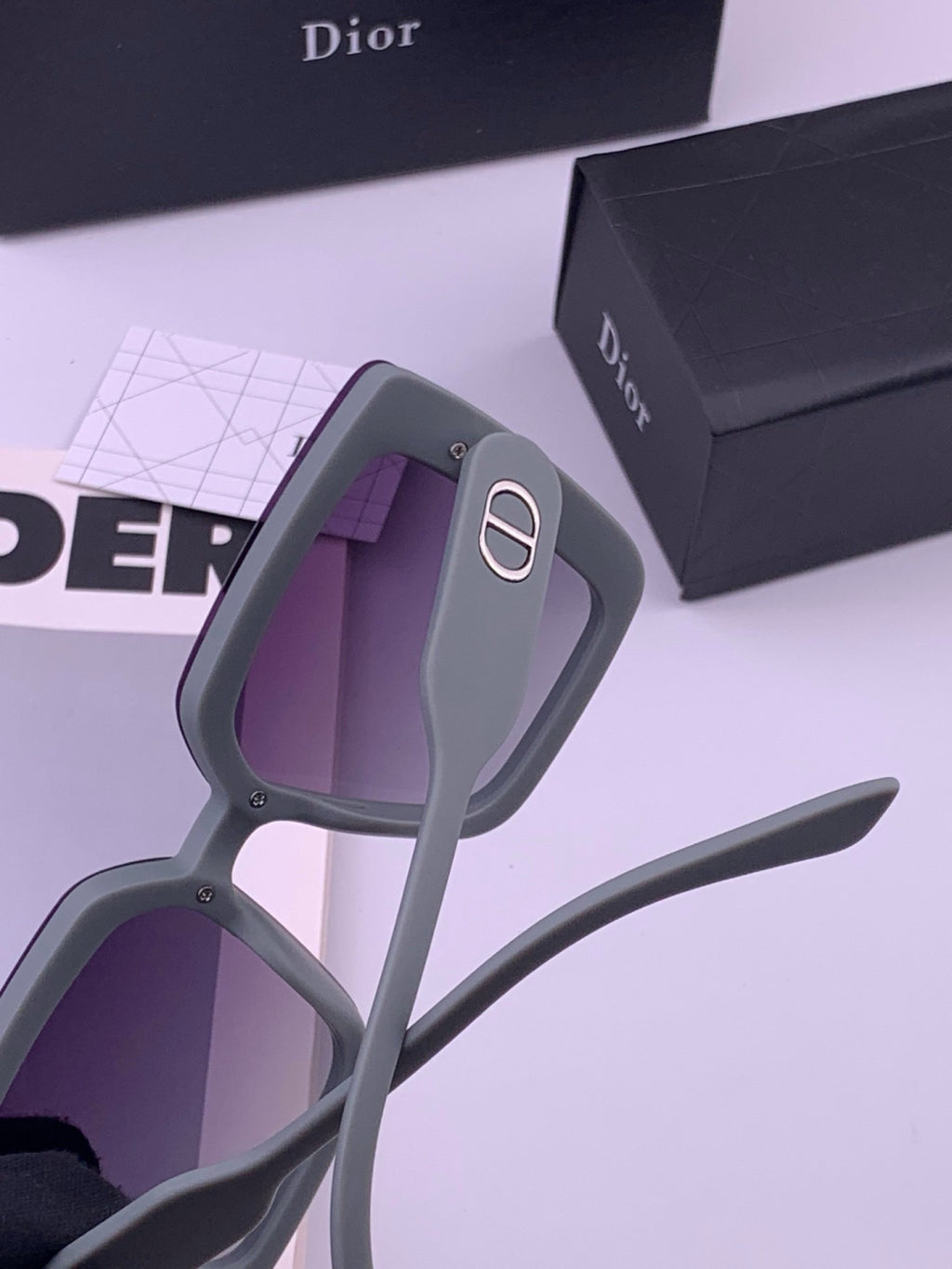 Dior D6227 Polarized Square Brown Lens Sunglasses for Men & Women - 431780 - detail image 5