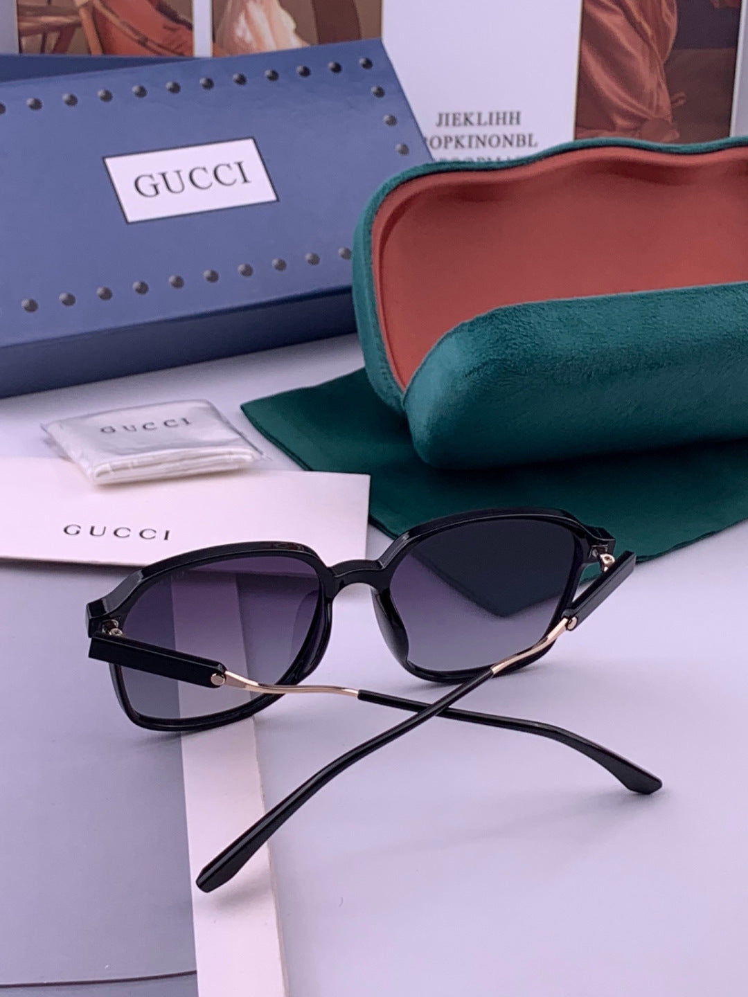 Gucci G7231 Metal Fashion Brown Lens Sunglasses for Men & Women - 431327 - detail image 5