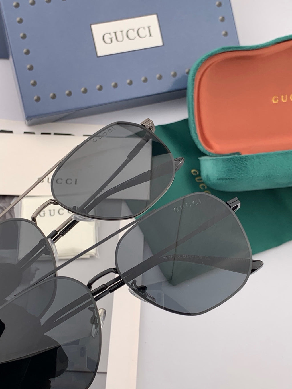 Gucci G18904 Polarized Aviator Brown Lens Sunglasses for Men - 431329 - detail image 3