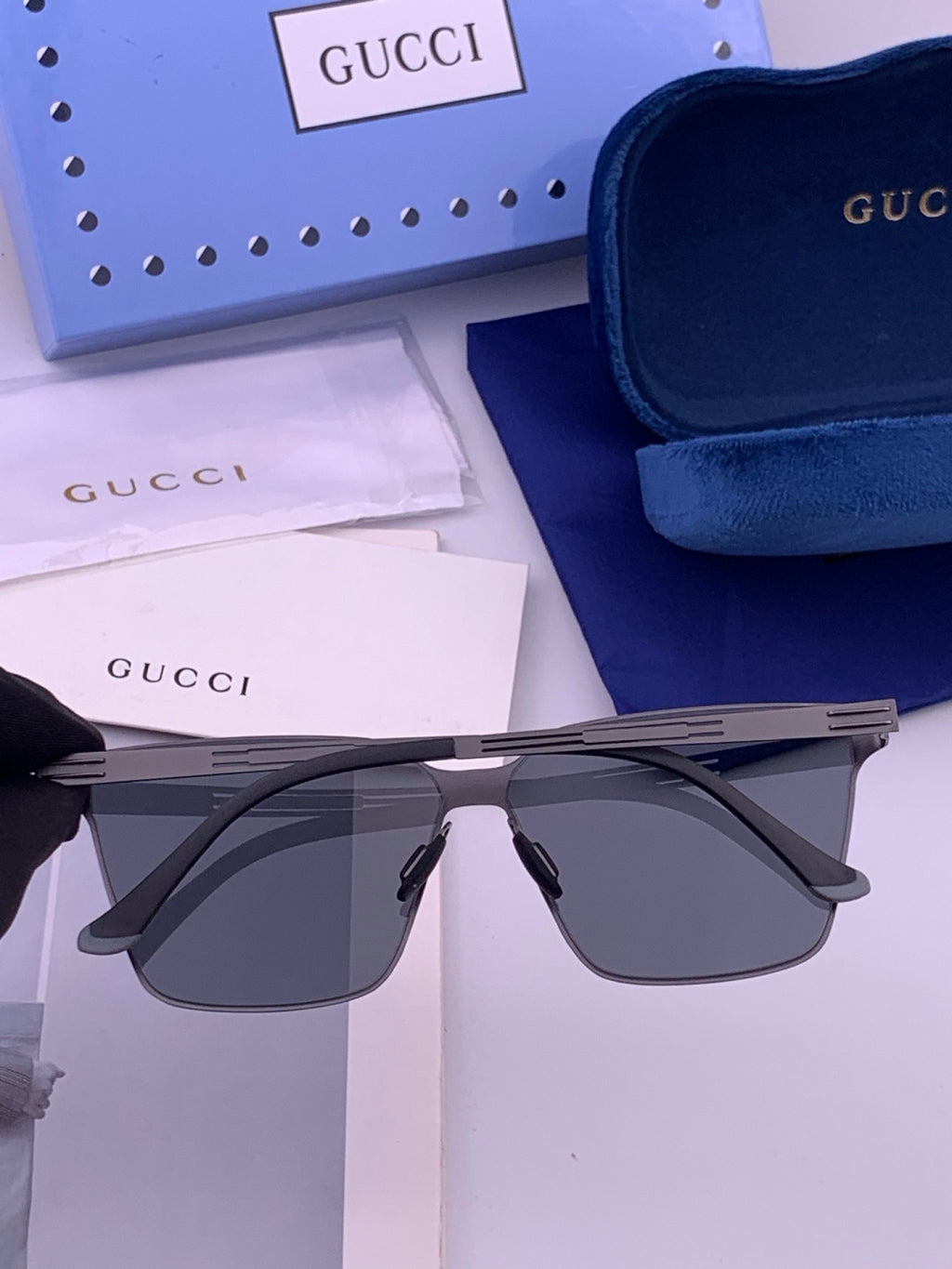 Gucci G7882 Polarized Fashion Orange Lens Sunglasses for Men & Women - 431332 - detail image 4