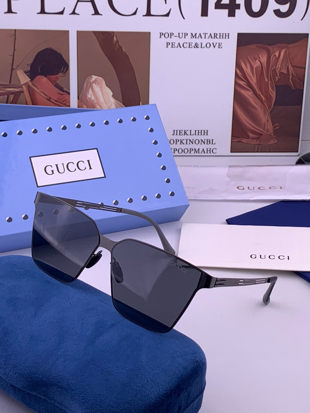 Gucci G7882 Polarized Fashion Orange Lens Sunglasses for Men & Women - 431332 - detail image 2