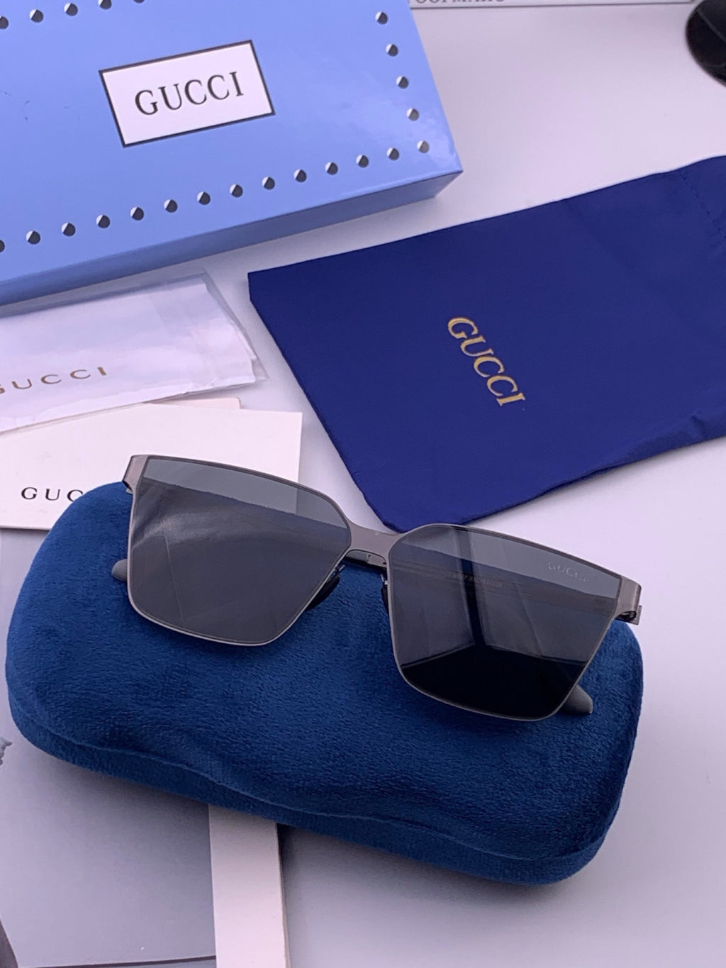 Gucci G7882 Polarized Fashion Orange Lens Sunglasses for Men & Women - 431332 - detail image 6