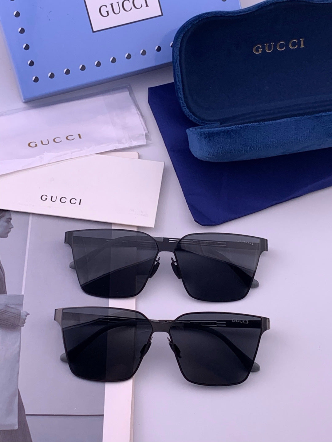 Gucci G7882 Polarized Fashion Orange Lens Sunglasses for Men & Women - 431332 - detail image 7