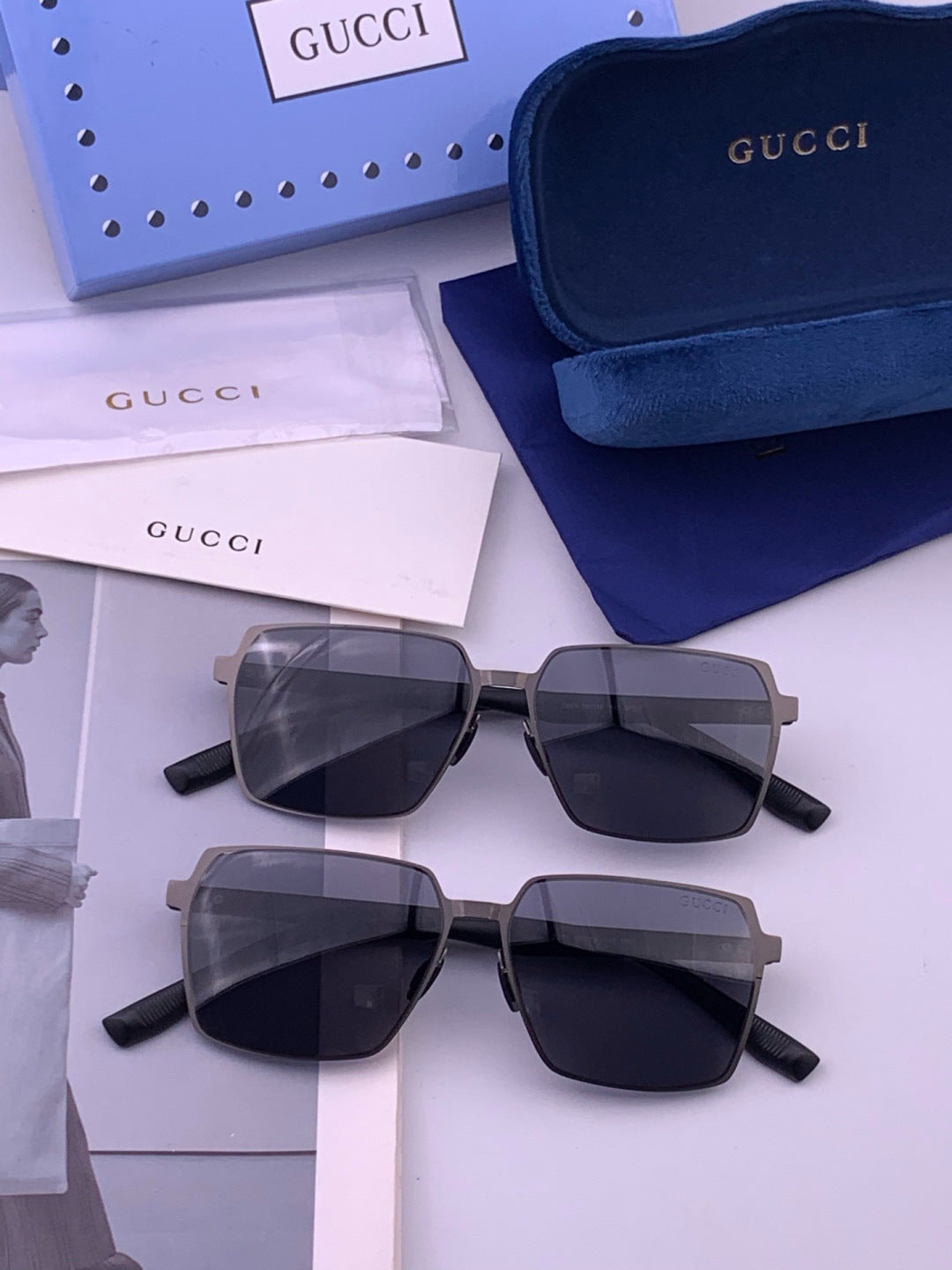 Gucci G5226 Fashion Gold Lens Sunglasses for Men & Women - 431336 - detail image 7