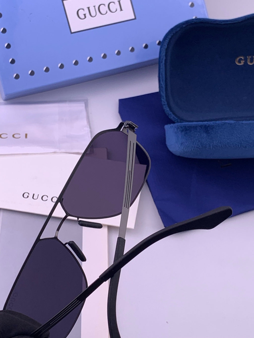 Gucci G0862 Fashion Gold Lens Sunglasses for Men & Women - 431337 - detail image 5