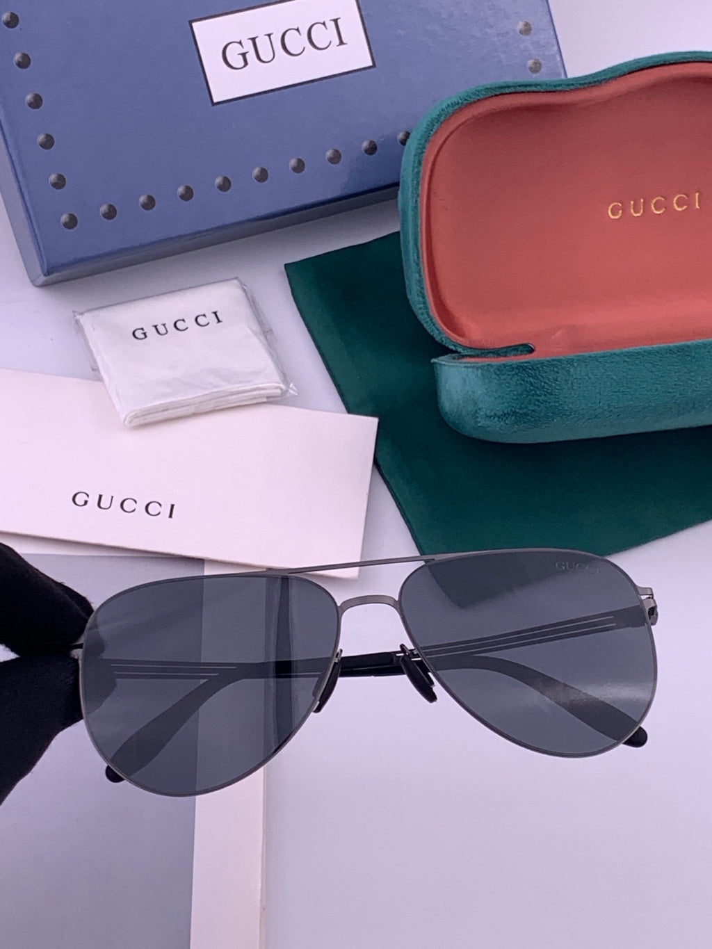 Gucci G1381 Fashion Gold Lens Sunglasses for Men & Women - 431342