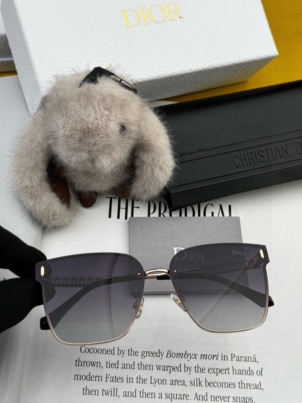 Dior CD9640 Polarized Rimless Black Lens Sunglasses for Men & Women - 449112 - detail image 2