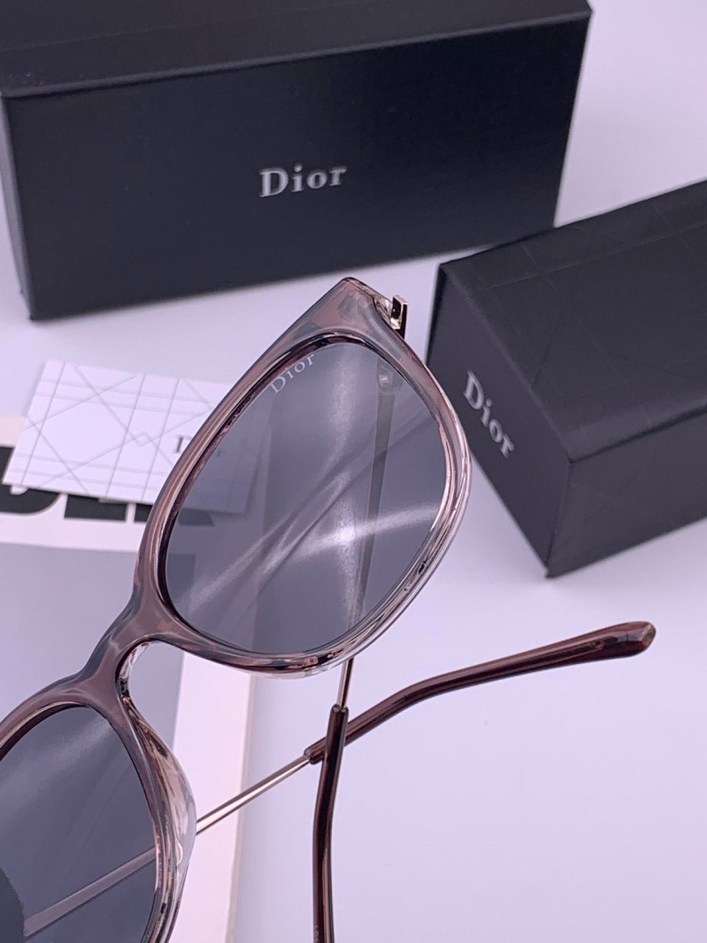 Dior D31101 Polarized Square Blue Lens Sunglasses for Men & Women - 449096 - detail image 3