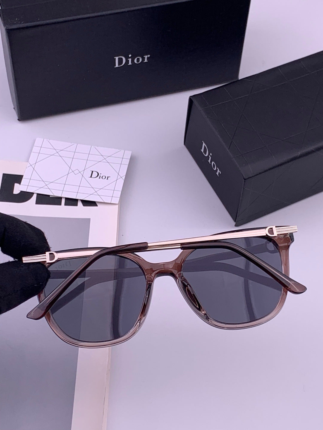 Dior D31101 Polarized Square Blue Lens Sunglasses for Men & Women - 449096 - detail image 6