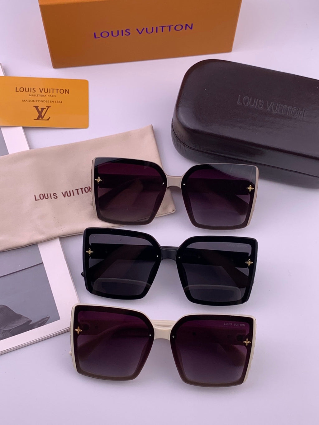 Louis Vuitton Fashion Gold Lens Sunglasses for Men & Women - 448591 - detail image 7