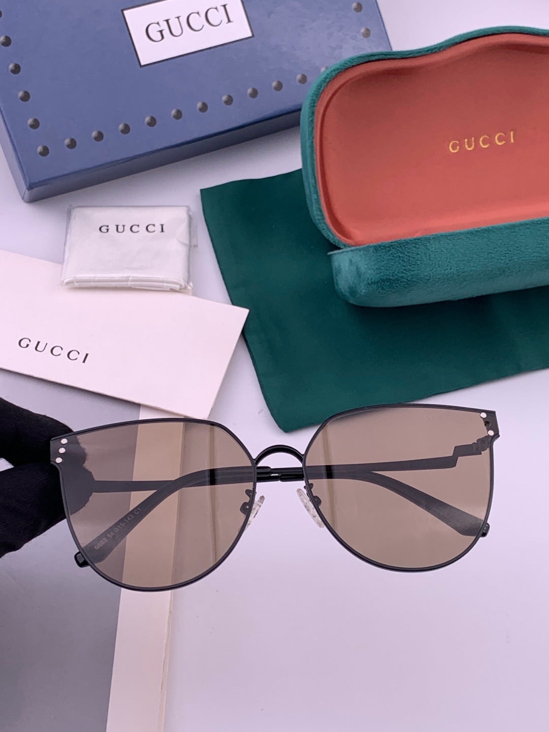 Gucci G3660 Fashion Gold Lens Sunglasses for Men & Women - 448720