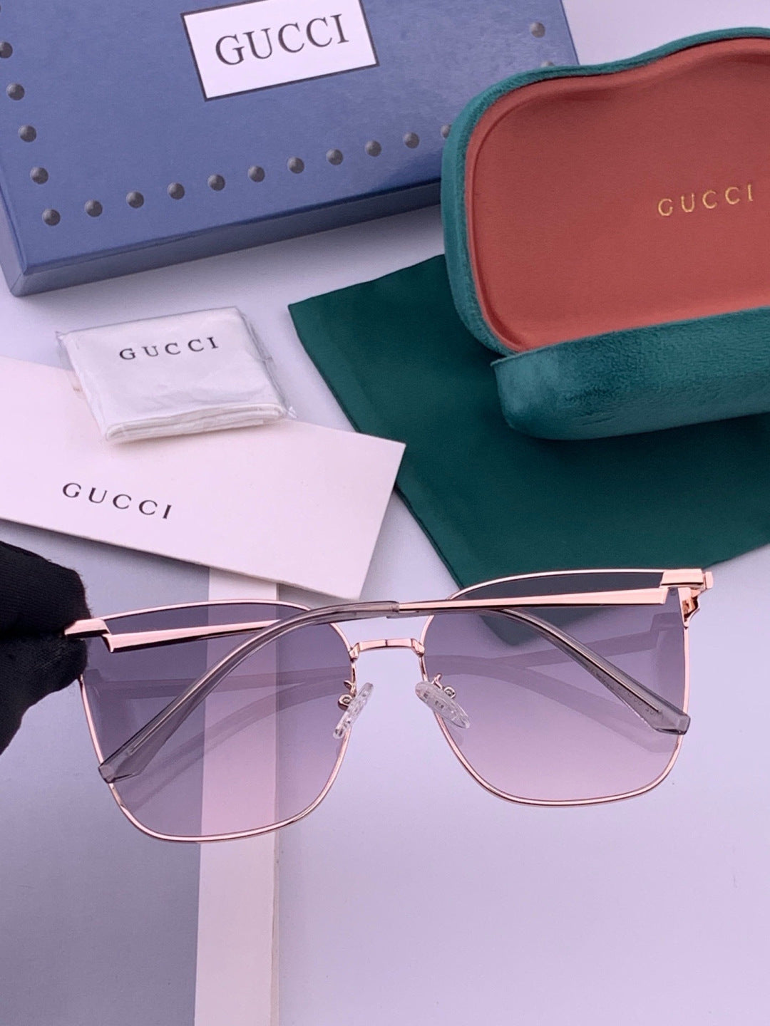 Gucci G2660 Fashion Gold Lens Sunglasses for Men & Women - 448732 - detail image 2