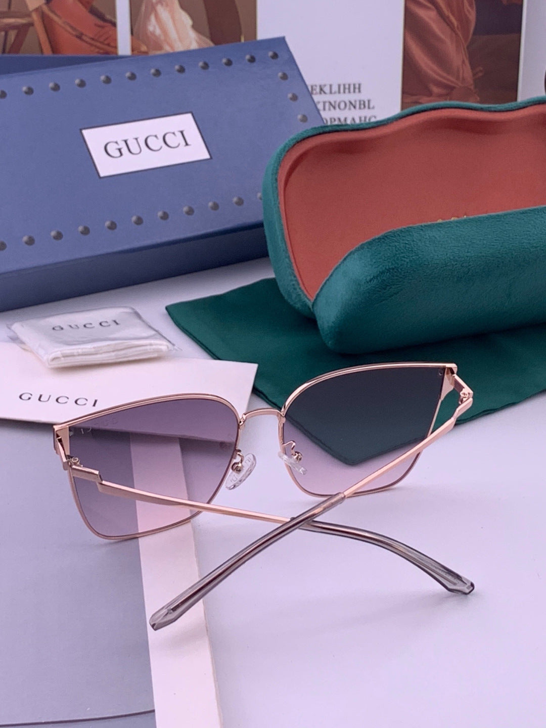 Gucci G2660 Fashion Gold Lens Sunglasses for Men & Women - 448732 - detail image 4