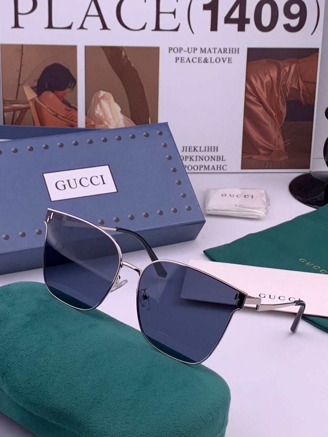 Gucci G2660 Fashion Gold Lens Sunglasses for Men & Women - 448733 - detail image 2