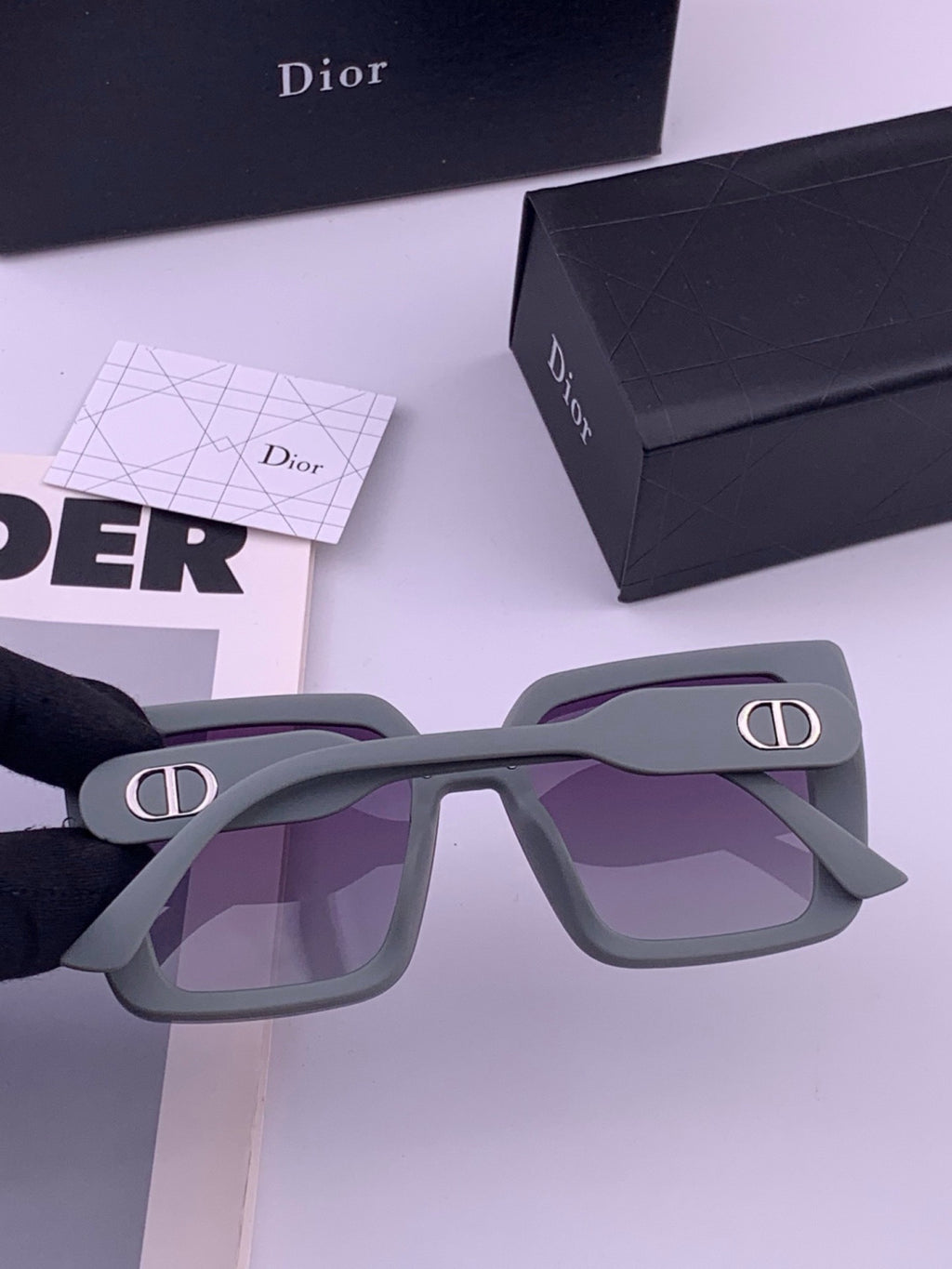 Dior D6227 Polarized Square Brown Lens Sunglasses for Men & Women - 449175 - detail image 6