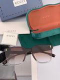 Gucci G7637 Polarized Square Gold Lens Sunglasses for Women - 448740