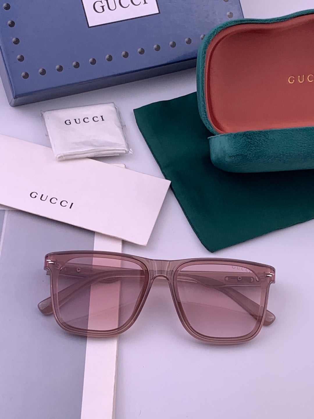 Gucci G65501 Polarized Square Brown Lens Sunglasses for Women - 448693 - detail image 7