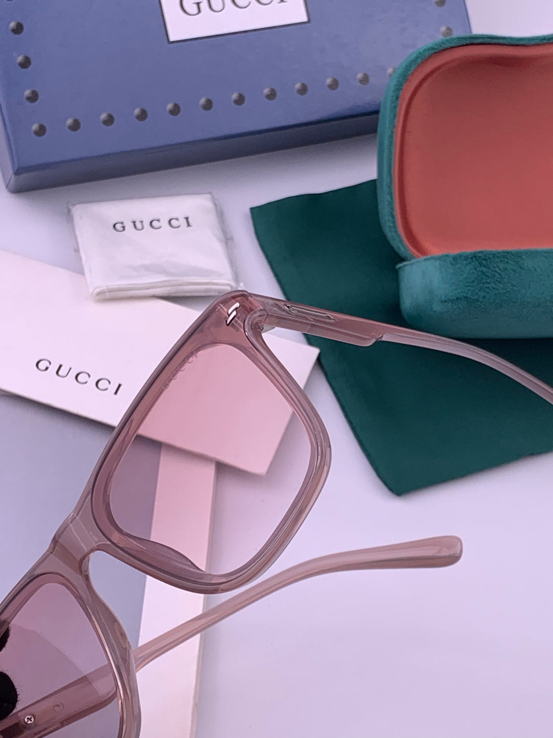 Gucci G65501 Polarized Square Brown Lens Sunglasses for Women - 448693 - detail image 3