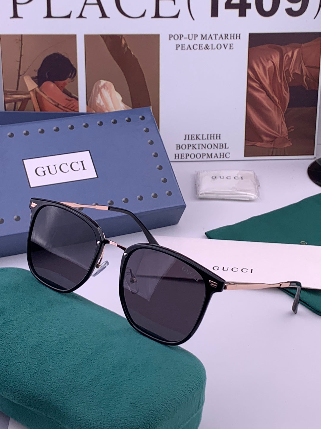 Gucci G11924 Fashion Brown Lens Sunglasses for Men & Women - 448696 - detail image 2