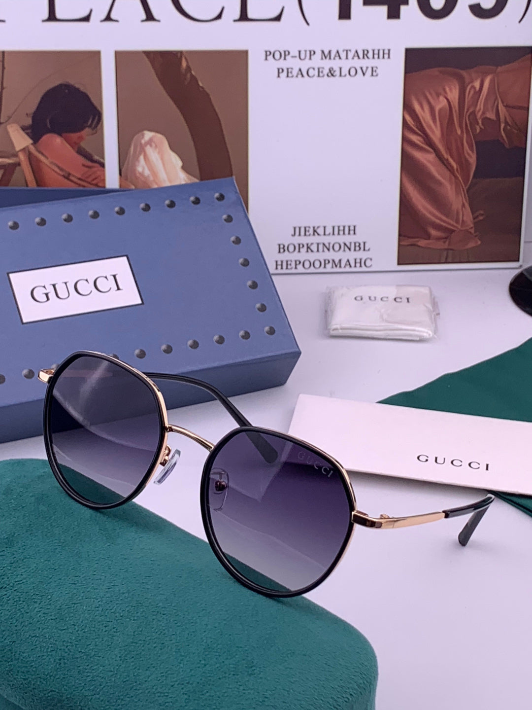Gucci G2235 Polarized Round Brown Lens Sunglasses for Women - 448698 - detail image 2