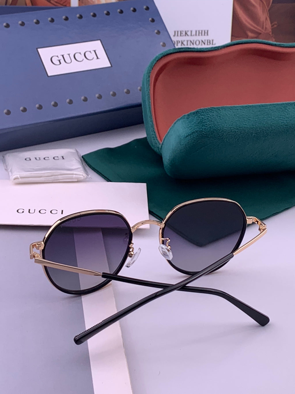 Gucci G2235 Polarized Round Brown Lens Sunglasses for Women - 448698 - detail image 5