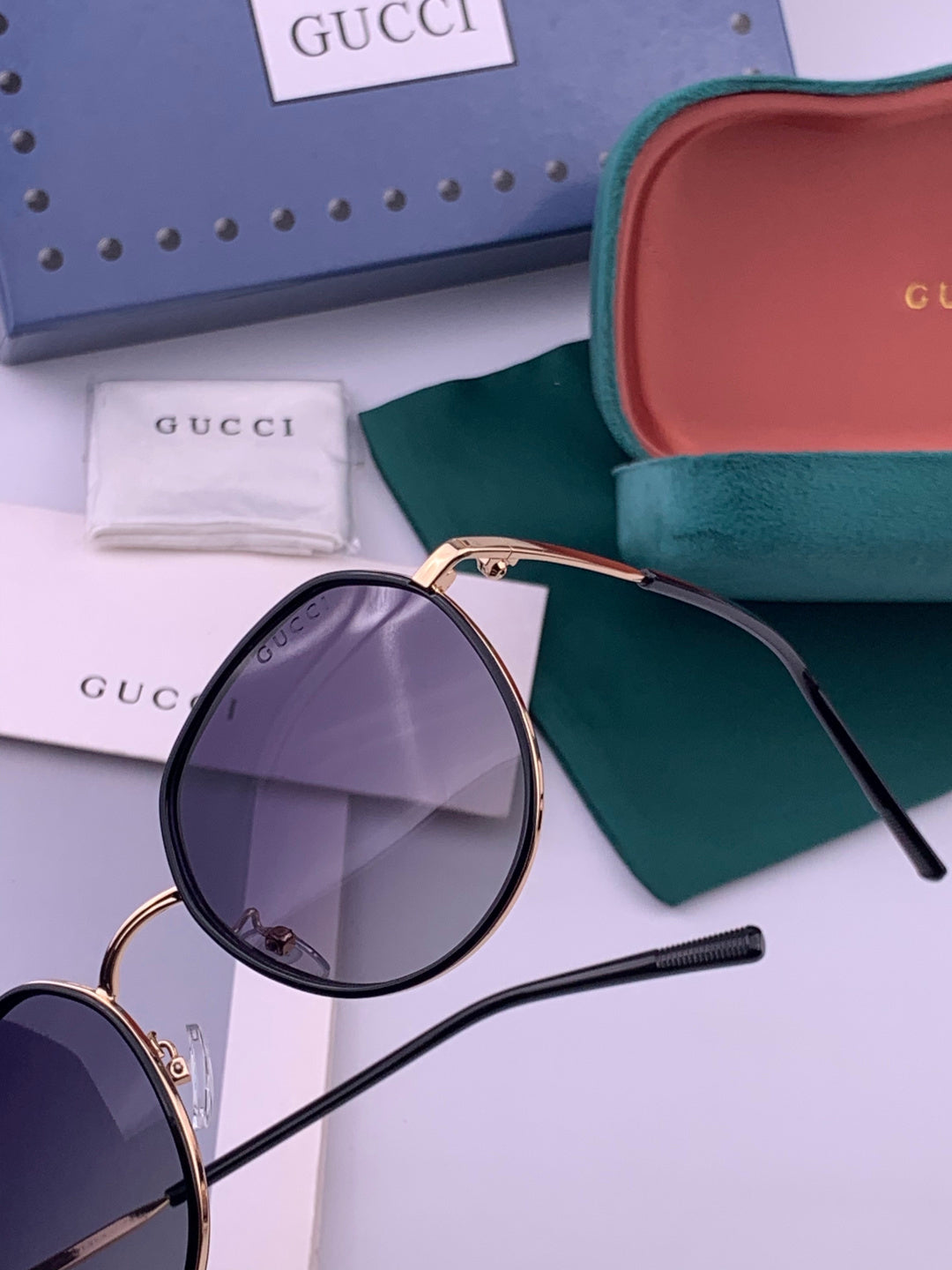 Gucci G2235 Polarized Round Brown Lens Sunglasses for Women - 448698 - detail image 4