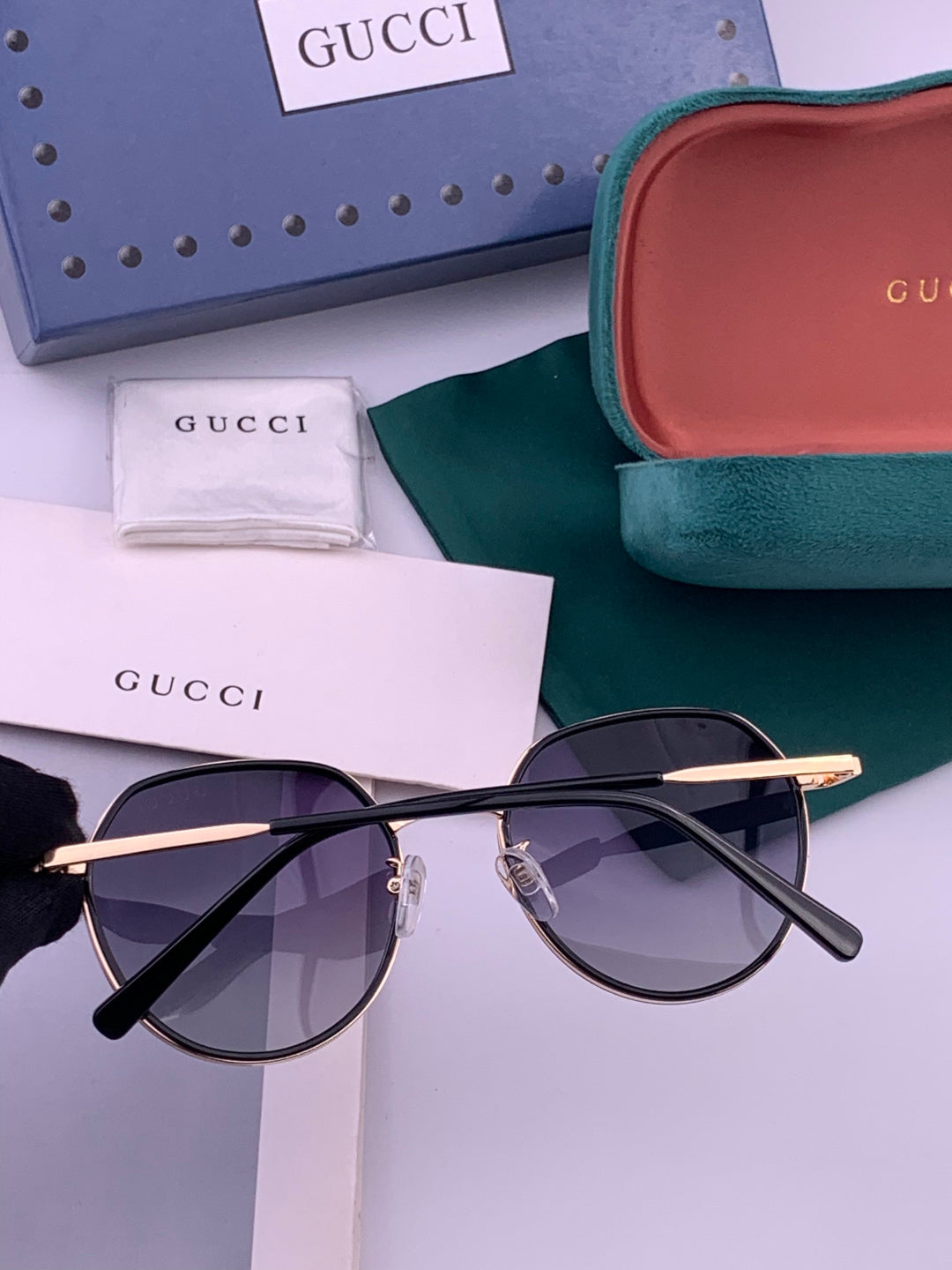 Gucci G2235 Polarized Round Brown Lens Sunglasses for Women - 448698 - detail image 6