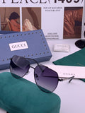Gucci 5327 Polarized Aviator Gold Lens Sunglasses for Men & Women - 448701