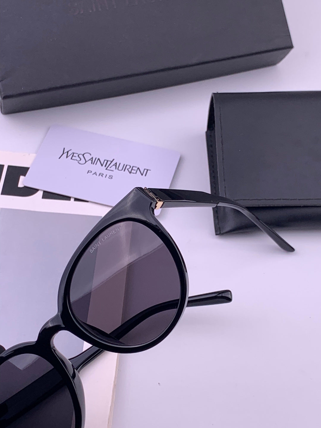 Saint Laurent 47721 Polarized Fashion Gold Lens Sunglasses for Men & - 449228 - detail image 3