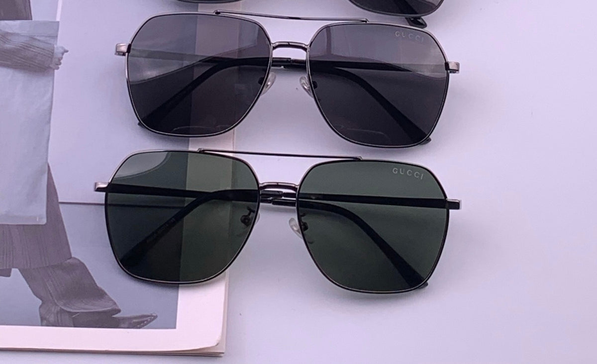 Gucci 0863 Polarized Aviator Gold Lens Sunglasses for Men & Women - 448712 - detail image 7