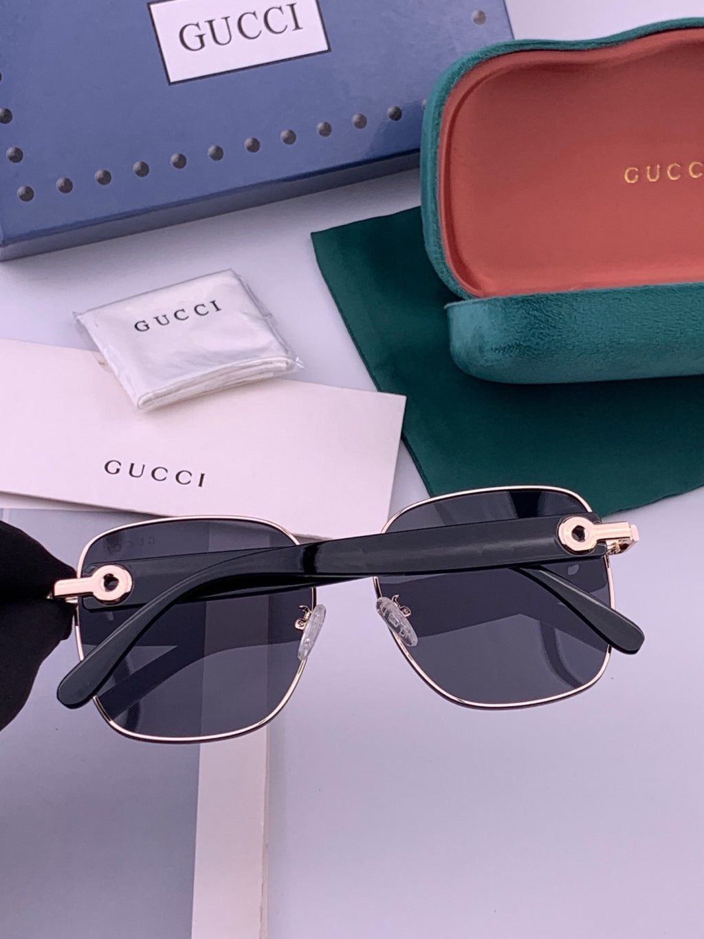 Gucci G9388 Round Gold Lens Sunglasses for Men & Women - 448884 - detail image 6