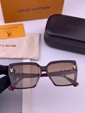 Louis Vuitton L57002 Oversized Purple Lens Sunglasses for Men & Women - 448495