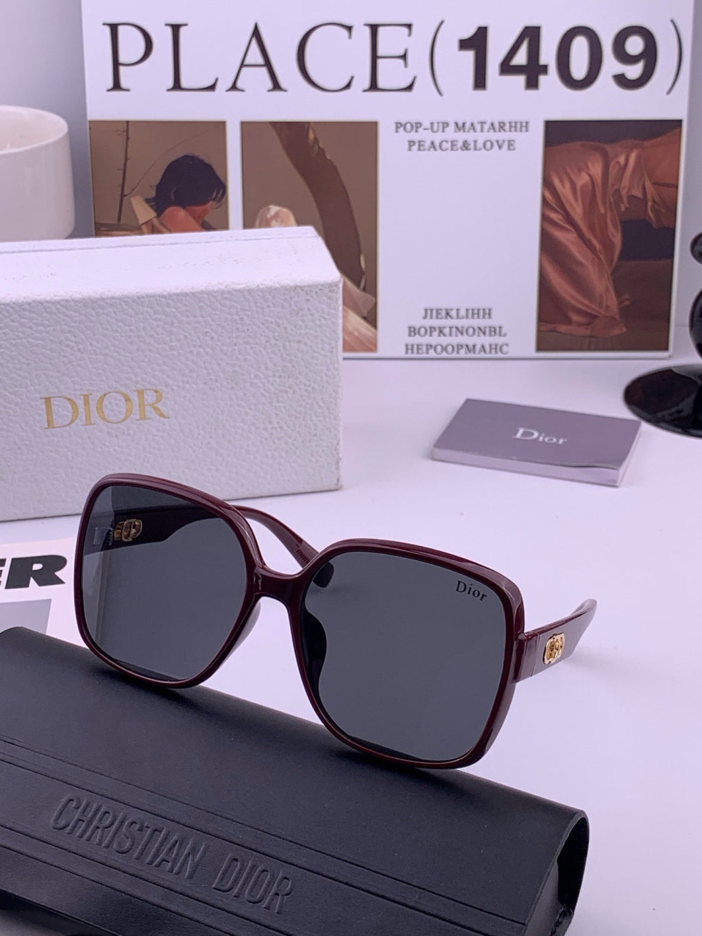 Dior D3510 Polarized Fashion Black Lens Sunglasses for Men & Women - 465340