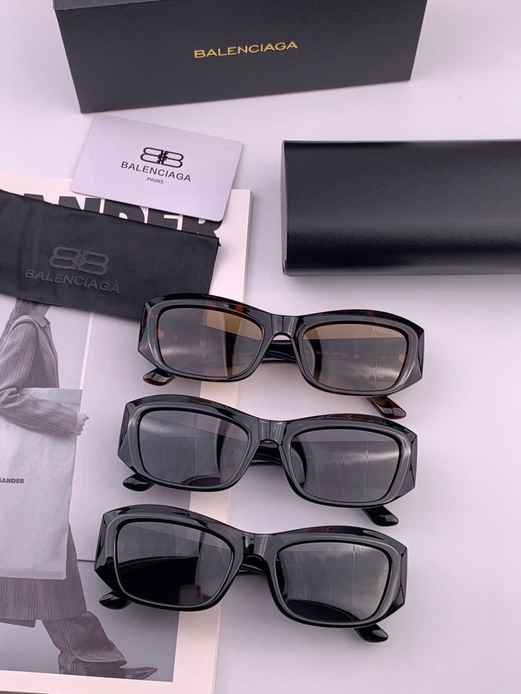 Balenciaga BL1992 Polarized Metal Fashion Pink Lens Sunglasses for Me - 466025 - detail image 7