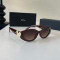 Dior Fashion Red Lens Sunglasses for Men & Women - 465359